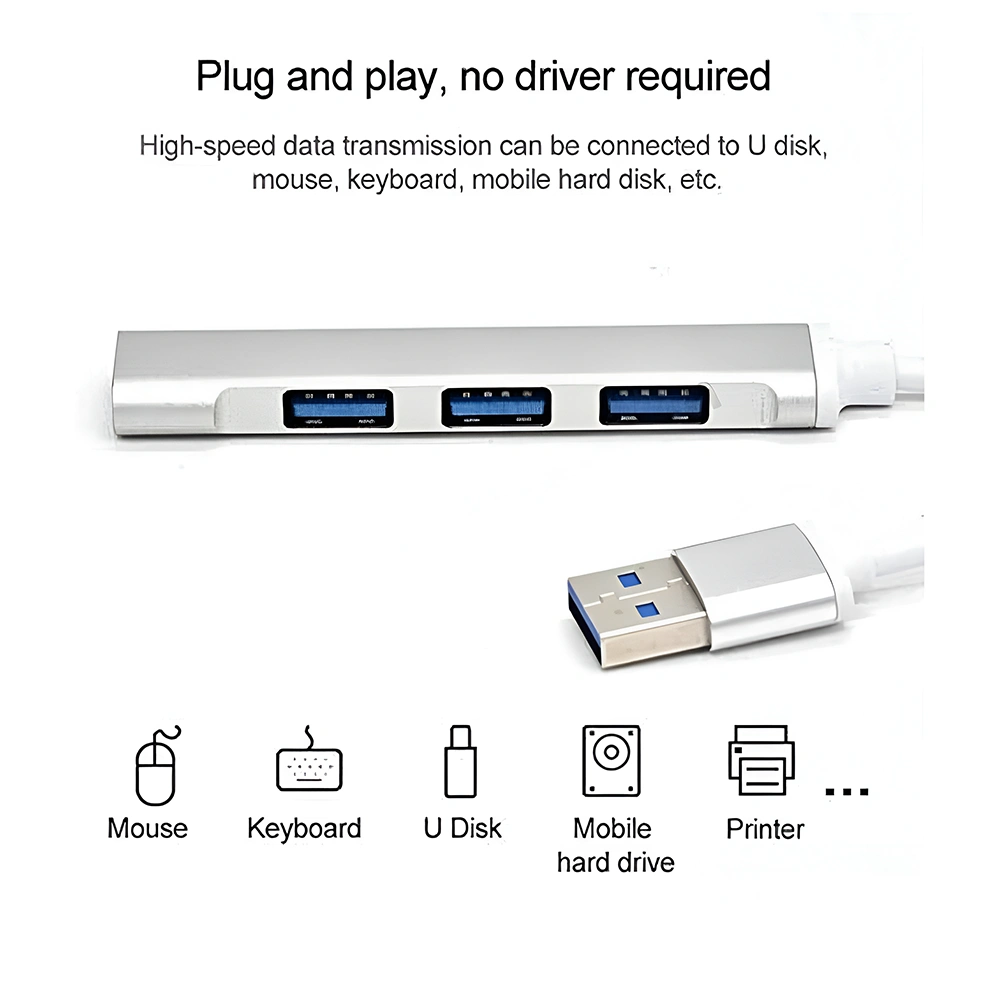DI USB Hub 4 Port 3.0 (Metal) view 2